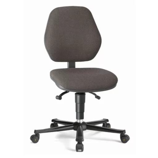 Bimos Basic ESD 2 görgős laborszék - Állandó érintkezésű - Szürke szövet