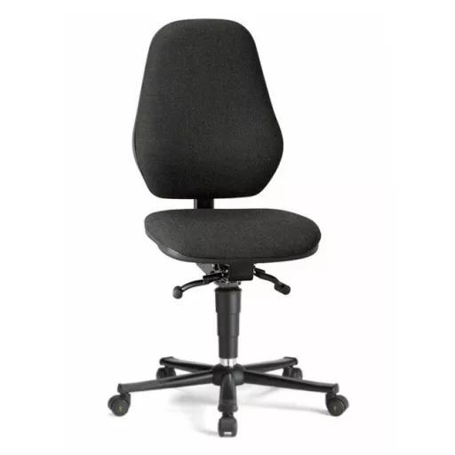 Bimos Basic ESD 2 görgős laborszék - Szinkron mechanika - Fekete szövet