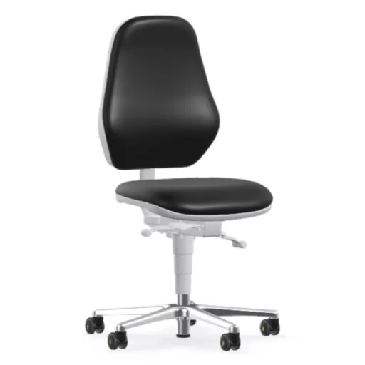 Bimos Basic 2 tisztatéri görgős laborszék - Dönthető üléssel