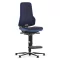 Bimos Neon 3 fix talpas, magasított szék - állandó érintkezésű, kék szövet párnázat, kék