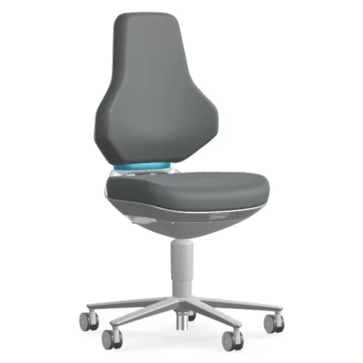 Bimos Texon Cleanroom 2 tisztatéri görgős laborszék - szürke skintec párnázat